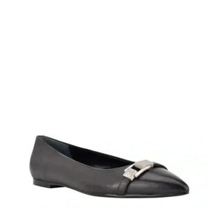 Calvin Klein Angel Pointed Leather Toe Flat
